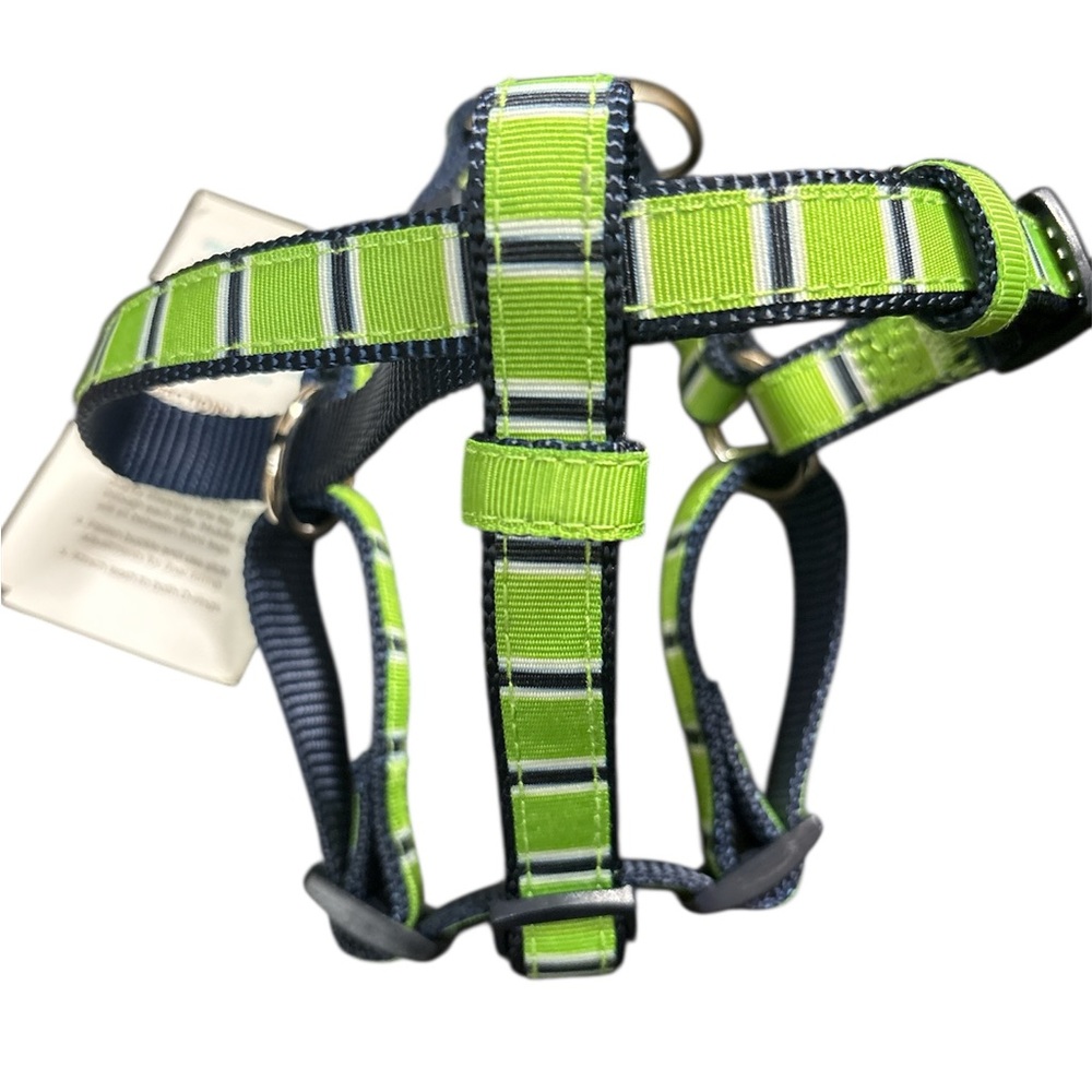 Martha Stewart Green and Blue Dog Harness - Picture 2 of 4